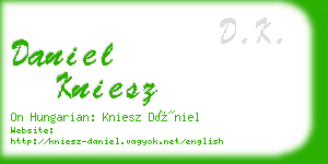 daniel kniesz business card
